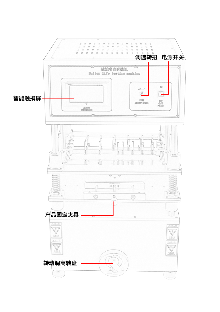 電動(dòng)式按鍵壽命試驗(yàn)機(jī)